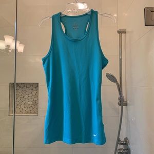 Nike Teal Sports Tank size Kid XL